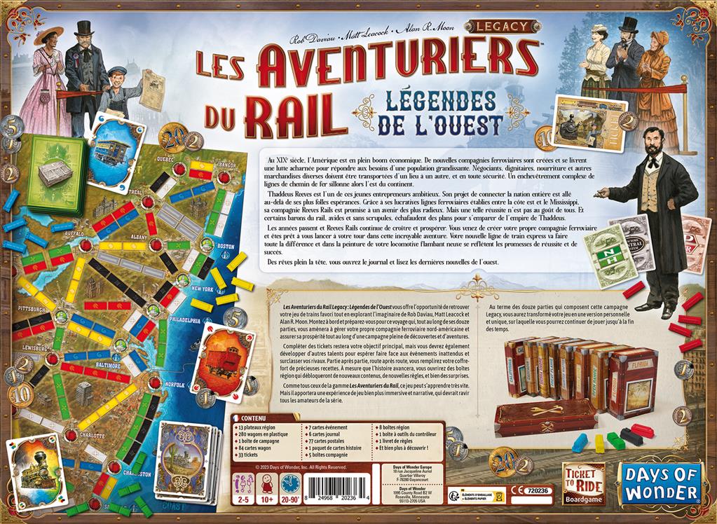 Les Aventuriers du Rail : Legacy - La Cabane