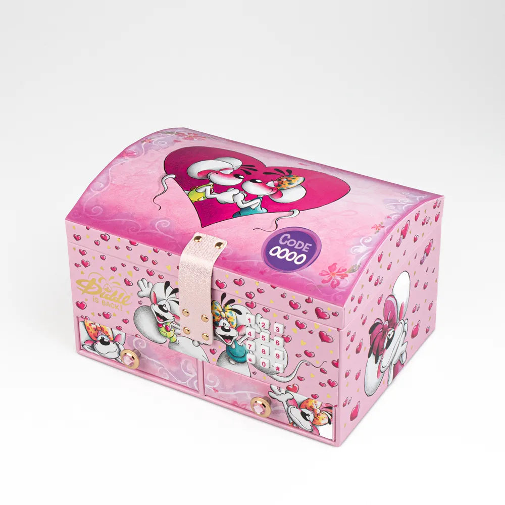 Coffret à bijoux digicode Diddl - La Cabane