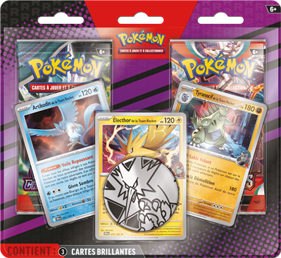 Pokémon : pack 2 boosters Q4 25 (Blister) 3 Cartes Promos - La Cabane