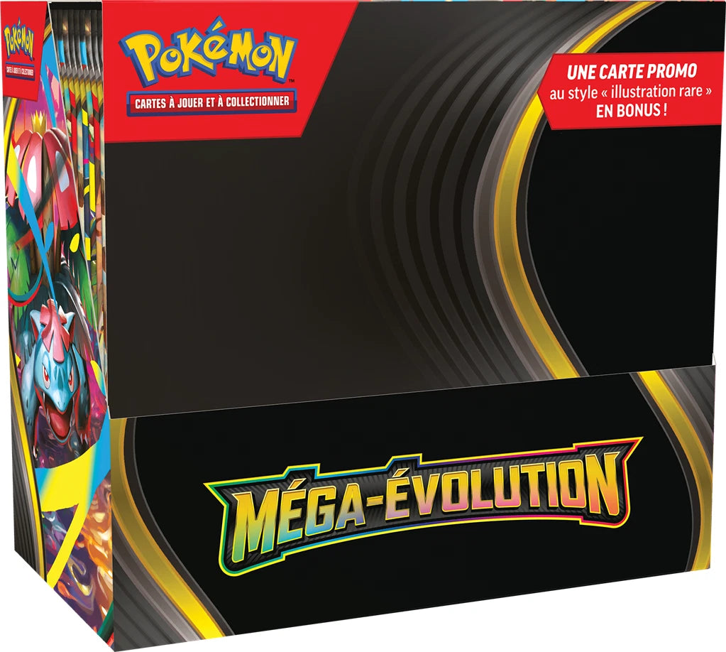 Pokémon – Display avec carte promo +Protection – Méga-Evolution – ME01 – Boite de 36 boosters en français - La Cabane