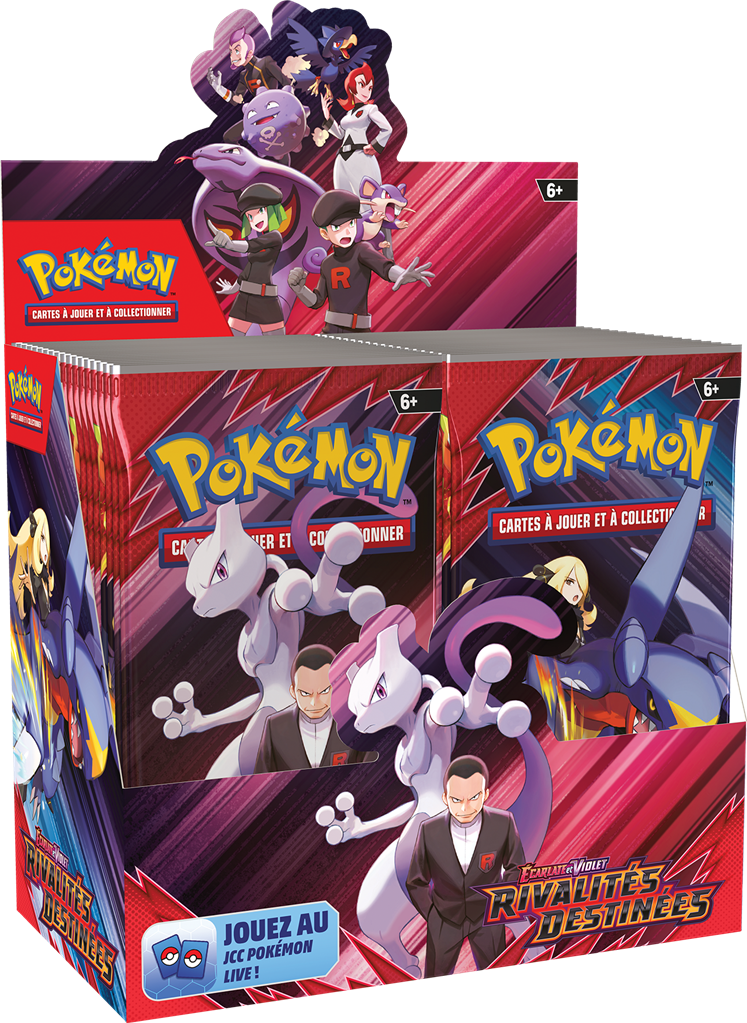 Display 36 boosters Pokémon Rivalités Destinées - La Cabane