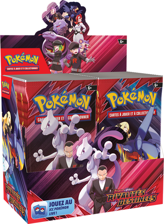 Display 36 boosters Pokémon Rivalités Destinées